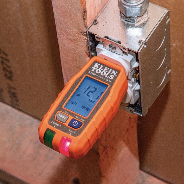 GFCI Receptacle Tester with LCD - Image 2